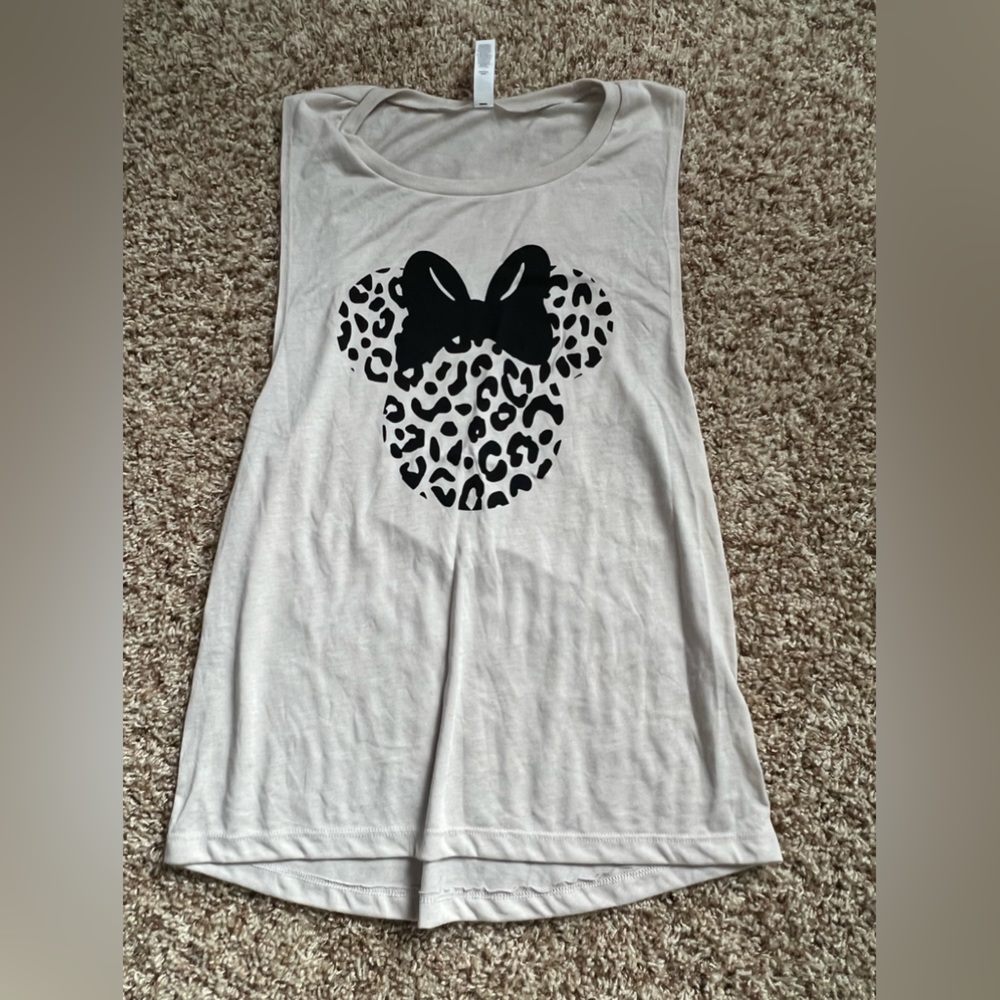 BELLA+CANVAS Mini Mouse Cut off sleeve top
